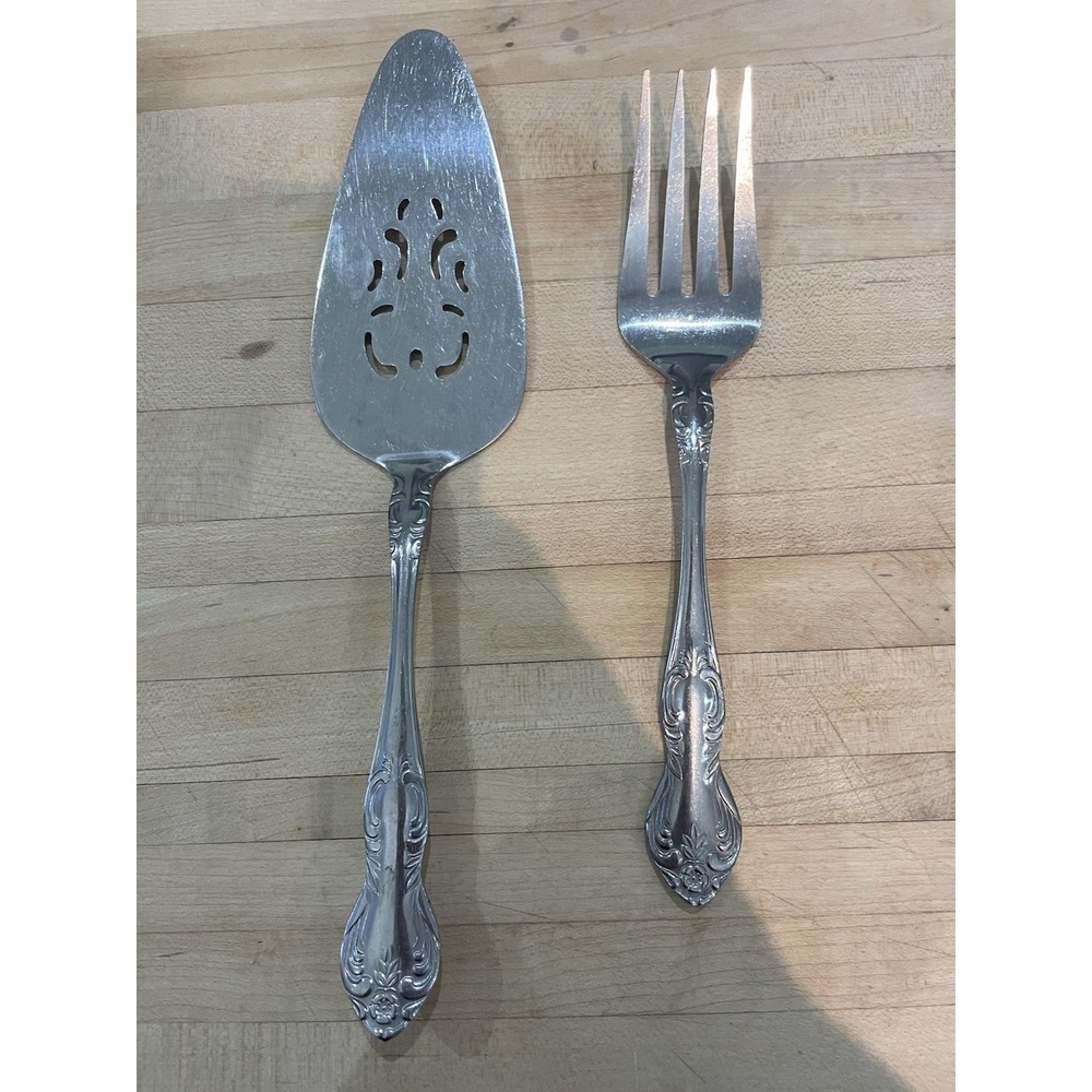 VTG Embassy Classic Valhalla Stainless Steel Meat Serving Fork And Server Set
